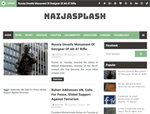 Tablet Screenshot of naijasplash.blogspot.com