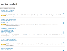 Tablet Screenshot of gaming-headsetreviews.blogspot.com