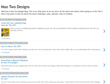 Tablet Screenshot of mootwodesigns.blogspot.com