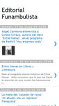 Mobile Screenshot of editorialfunambulista.blogspot.com