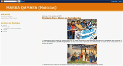Desktop Screenshot of markaqamasanoticias.blogspot.com