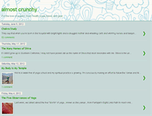 Tablet Screenshot of almost-crunchy.blogspot.com