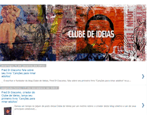 Tablet Screenshot of clube-de-ideias.blogspot.com