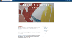Desktop Screenshot of georgiasgiftedchild.blogspot.com