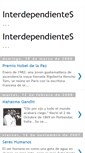 Mobile Screenshot of interdependientes.blogspot.com