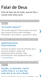 Mobile Screenshot of falaidedeus.blogspot.com
