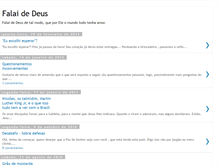 Tablet Screenshot of falaidedeus.blogspot.com
