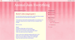 Desktop Screenshot of animaljameverything.blogspot.com