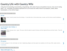 Tablet Screenshot of countrylifewithcountrywife.blogspot.com