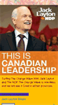 Mobile Screenshot of canadianleadership.blogspot.com