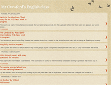 Tablet Screenshot of mrcrawford-englishclass.blogspot.com