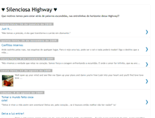 Tablet Screenshot of entrelinhasdahighway.blogspot.com