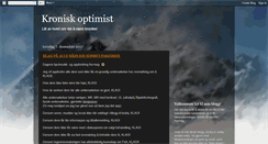 Desktop Screenshot of kroniskoptimist.blogspot.com