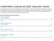 Tablet Screenshot of analisesdeacoes.blogspot.com