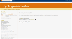 Desktop Screenshot of cyclingmanchester.blogspot.com