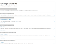 Tablet Screenshot of cyclingmanchester.blogspot.com