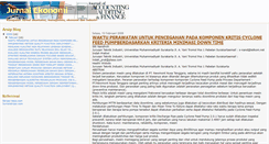 Desktop Screenshot of jurnal-ekonomi.blogspot.com