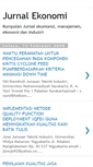 Mobile Screenshot of jurnal-ekonomi.blogspot.com