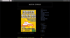 Desktop Screenshot of musik-zirkus.blogspot.com