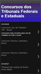 Mobile Screenshot of concursosdostribunais.blogspot.com