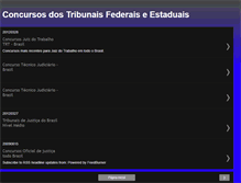 Tablet Screenshot of concursosdostribunais.blogspot.com