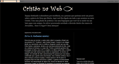 Desktop Screenshot of cristaonaweb.blogspot.com