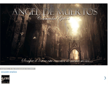 Tablet Screenshot of angeldelosmuertosgothic.blogspot.com