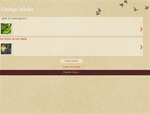 Tablet Screenshot of ginkgo-world.blogspot.com
