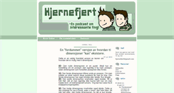 Desktop Screenshot of hjernefjert.blogspot.com