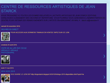 Tablet Screenshot of centrederessourcesjeanstarck.blogspot.com