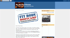 Desktop Screenshot of mybeyondfitness.blogspot.com