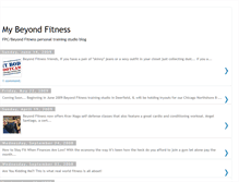 Tablet Screenshot of mybeyondfitness.blogspot.com