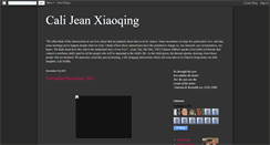 Desktop Screenshot of calijeanxiaoqing.blogspot.com