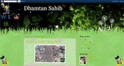 Desktop Screenshot of dhamtansahib.blogspot.com