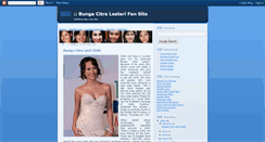 Desktop Screenshot of bungacitrafansite.blogspot.com