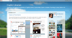 Desktop Screenshot of cogscilibrarian.blogspot.com