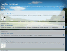Tablet Screenshot of cogscilibrarian.blogspot.com
