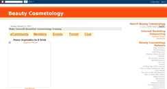 Desktop Screenshot of beauty-cosmetology1.blogspot.com