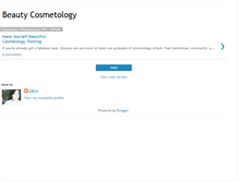 Tablet Screenshot of beauty-cosmetology1.blogspot.com