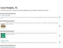 Tablet Screenshot of coralheightsfl.blogspot.com