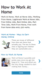 Mobile Screenshot of how-2-work-at-home.blogspot.com