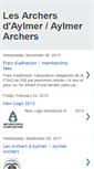 Mobile Screenshot of les-archers-d-aylmer.blogspot.com