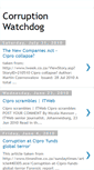 Mobile Screenshot of corruptionwatchdog.blogspot.com