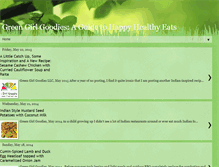 Tablet Screenshot of healthygreengirlkitchen.blogspot.com