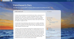 Desktop Screenshot of pablohassandiary.blogspot.com