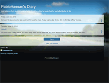 Tablet Screenshot of pablohassandiary.blogspot.com