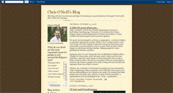 Desktop Screenshot of chrisoneillsblog.blogspot.com