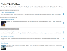 Tablet Screenshot of chrisoneillsblog.blogspot.com