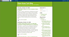 Desktop Screenshot of cleangreentech.blogspot.com