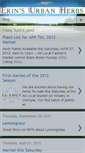 Mobile Screenshot of erinsurbanherbs.blogspot.com